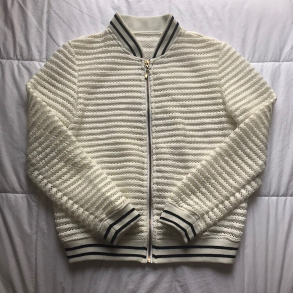 White Knit Jacket